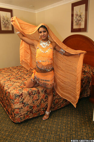 luxurious indian damsel undressing